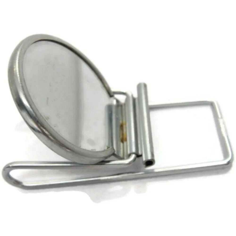 Vintage Silver Tone Crest Money Clip Men Wallet ID Credit Card Holder